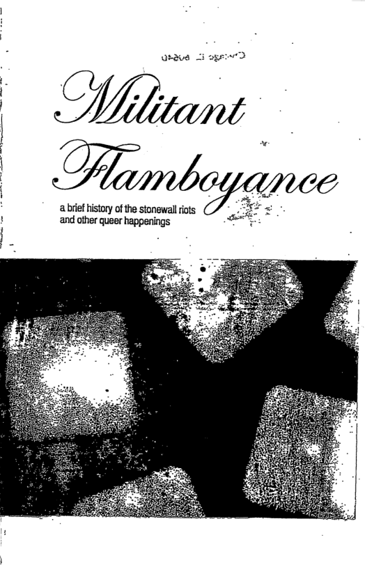 a bief history ofthe stonewalliots ’ and other queer happenings  